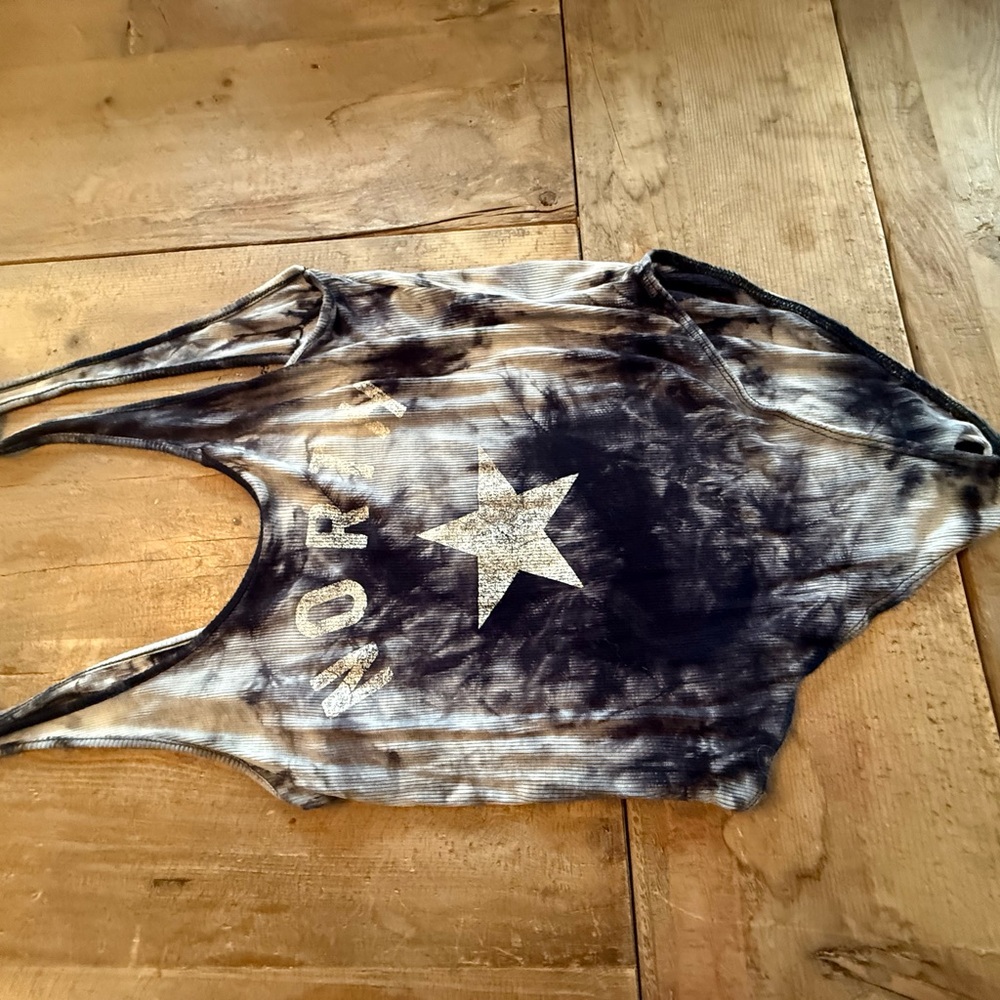 Tie-Dye bodysuit with Star Design